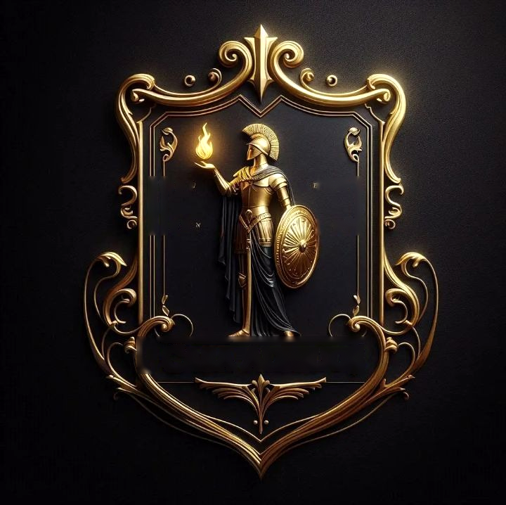 Amir Khan Polished Imperial Crest Logo