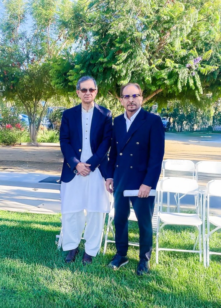 Amir Khan with Dr. Naveed Sherwani, Semiconductor Pioneer & Venture Leader