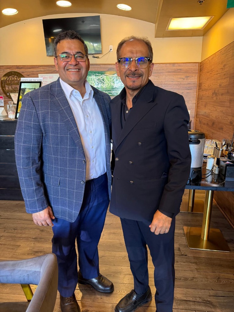 Amir Khan with the Mayor of Fremont and Dr. Zafar Shahid, President of Icode Guru
